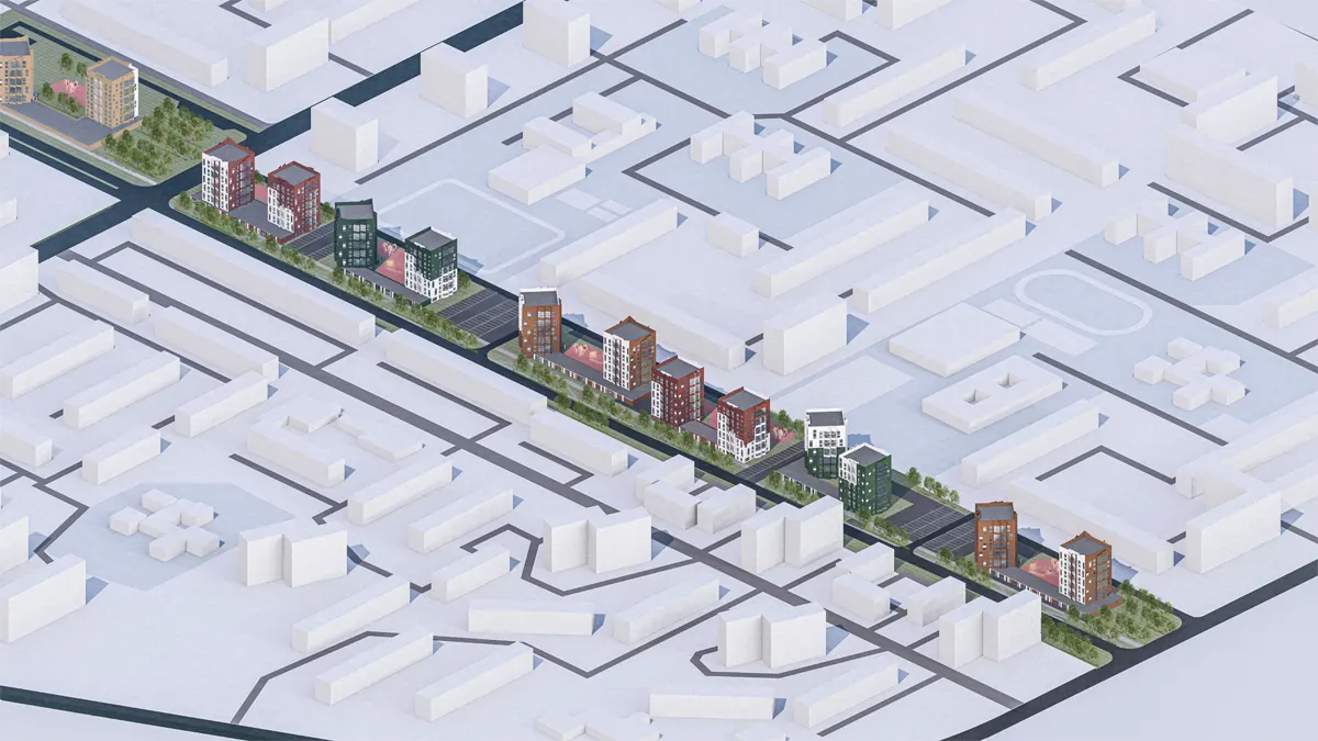 Появились новые эскизы многоэтажек   масштабный жилой проект на востоке Бреста