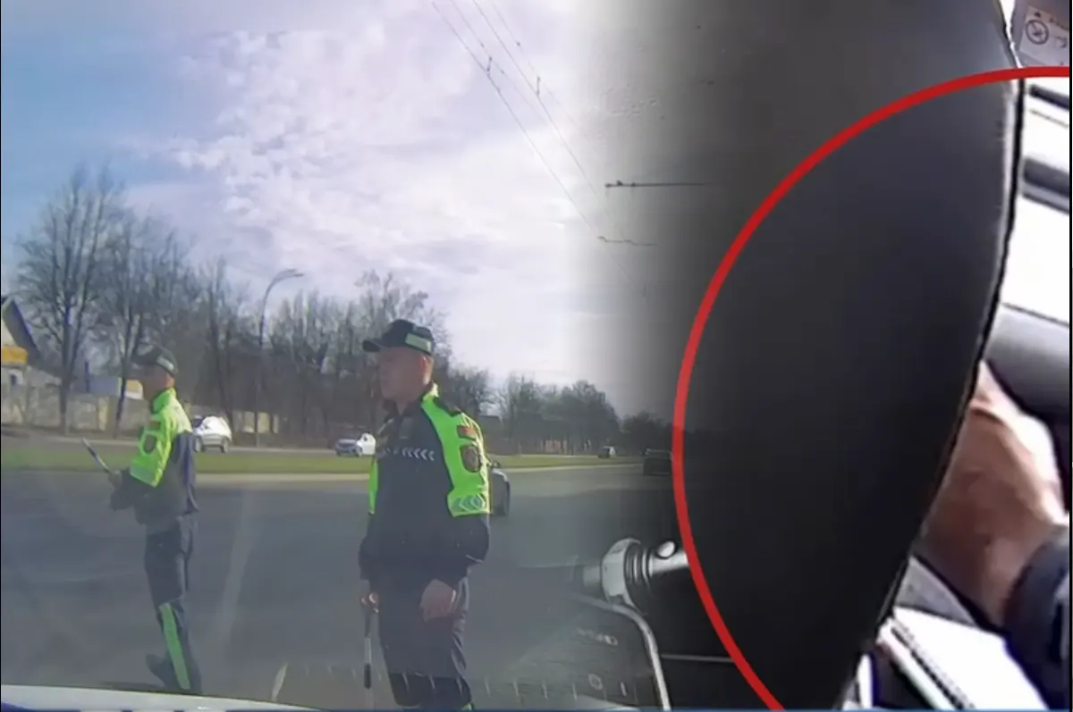 Решить вопрос с ГАИ за тысячу рублей нарушителю не получилось   видео