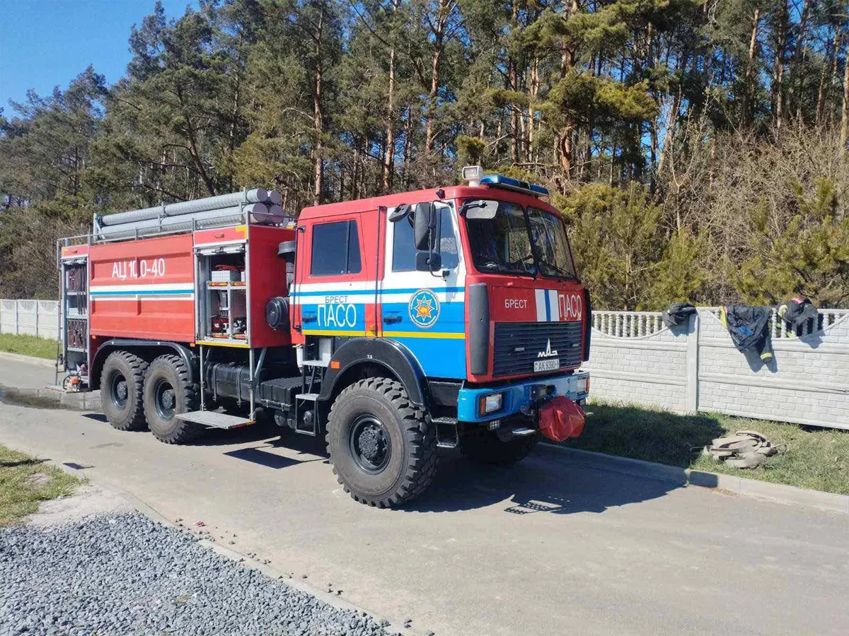 Пожар возле кладбища Северное под Брестом   что известно
