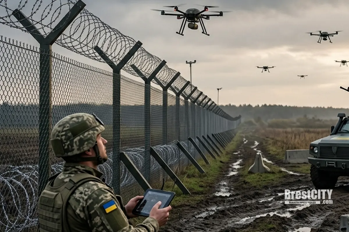 Более ста попыток украинских БПЛА пересечь границу Беларуси за неделю