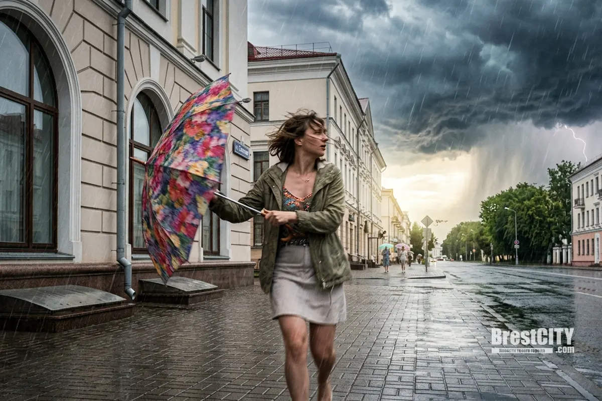 В среду запад Беларуси накроют дожди, а юго восток   жара
