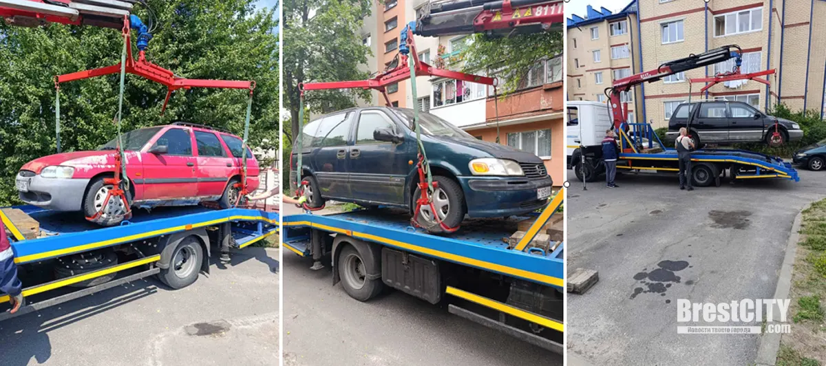 Минус пять авто. С каких улиц эвакуировали автохлам в Бресте Минус пять авто. С каких улиц эвакуировали автохлам в Бресте