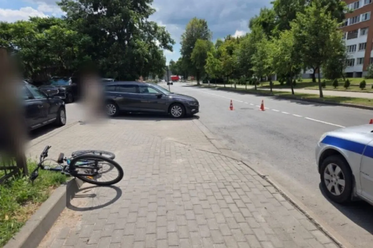 В Пинске подростка на велосипеде сбила водитель VW