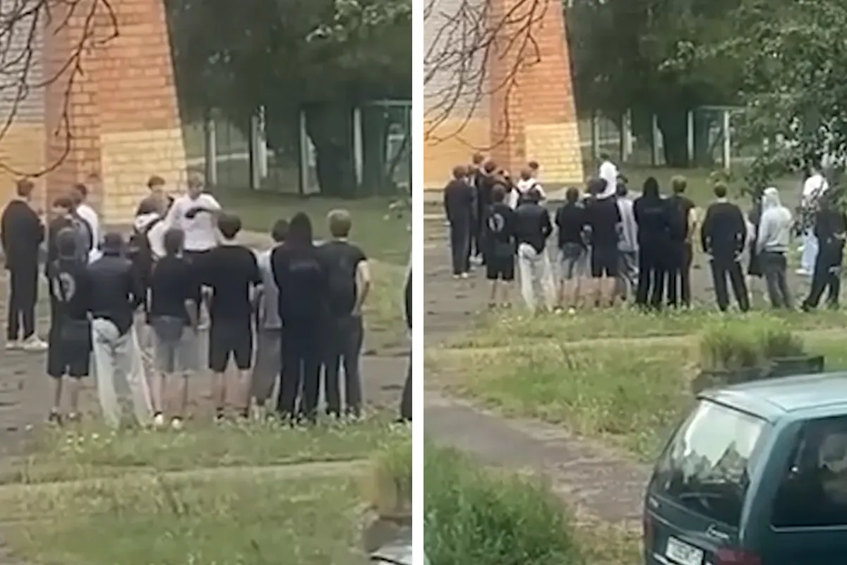 В Бресте подростки устроили уличный спарринг   что не поделили