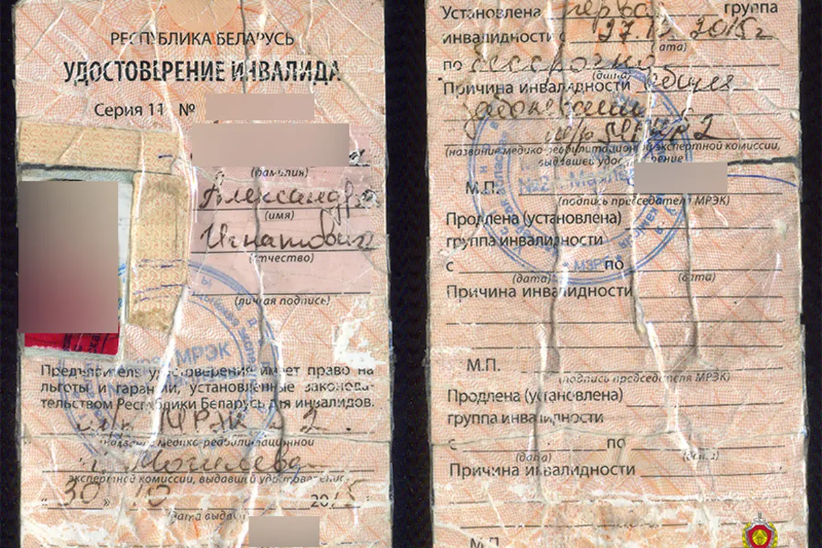 Подделала удостоверение инвалида   попалась в дизель поезде