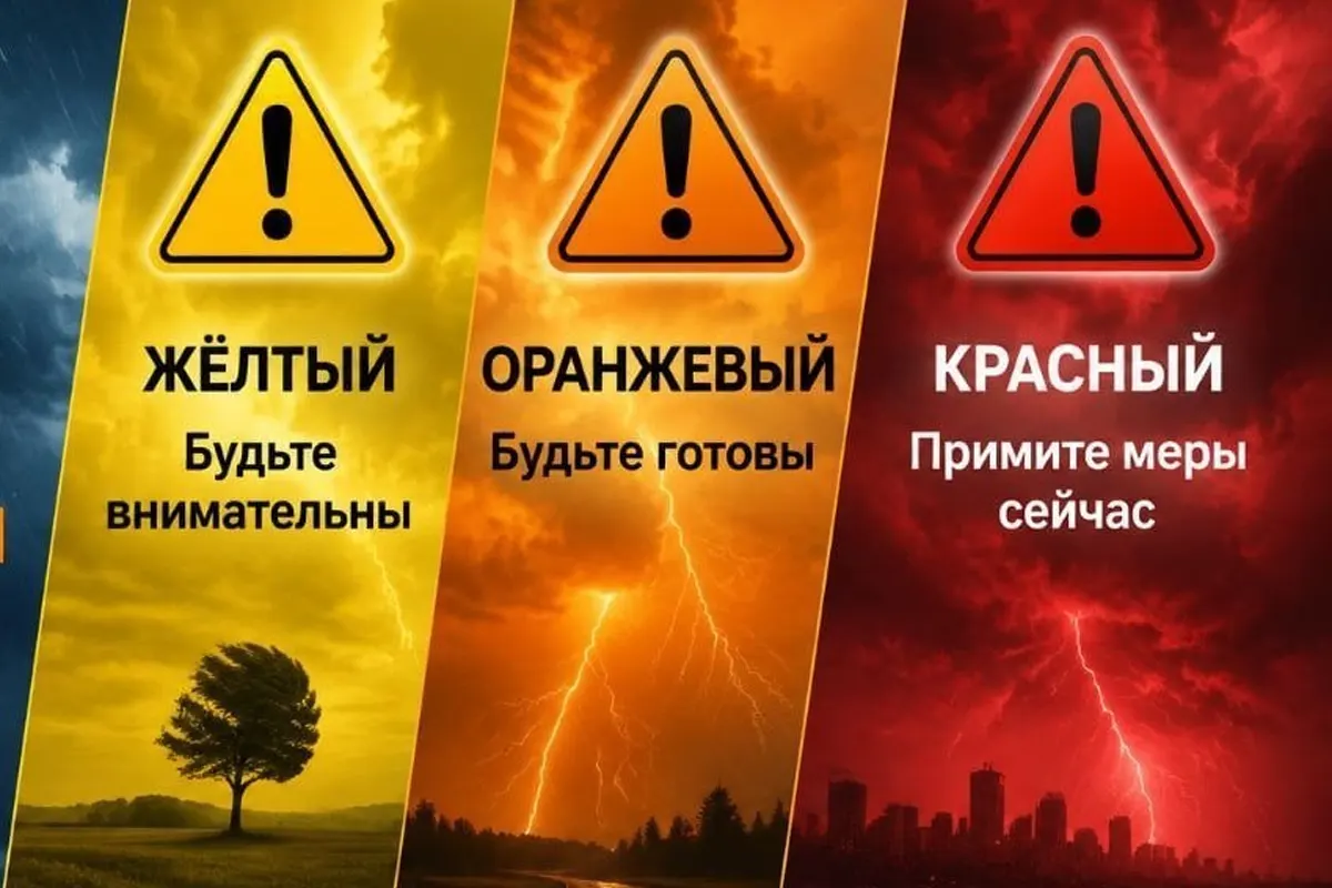 В чем разница между желтым, оранжевым и красным уровнями опасности   рассказываем