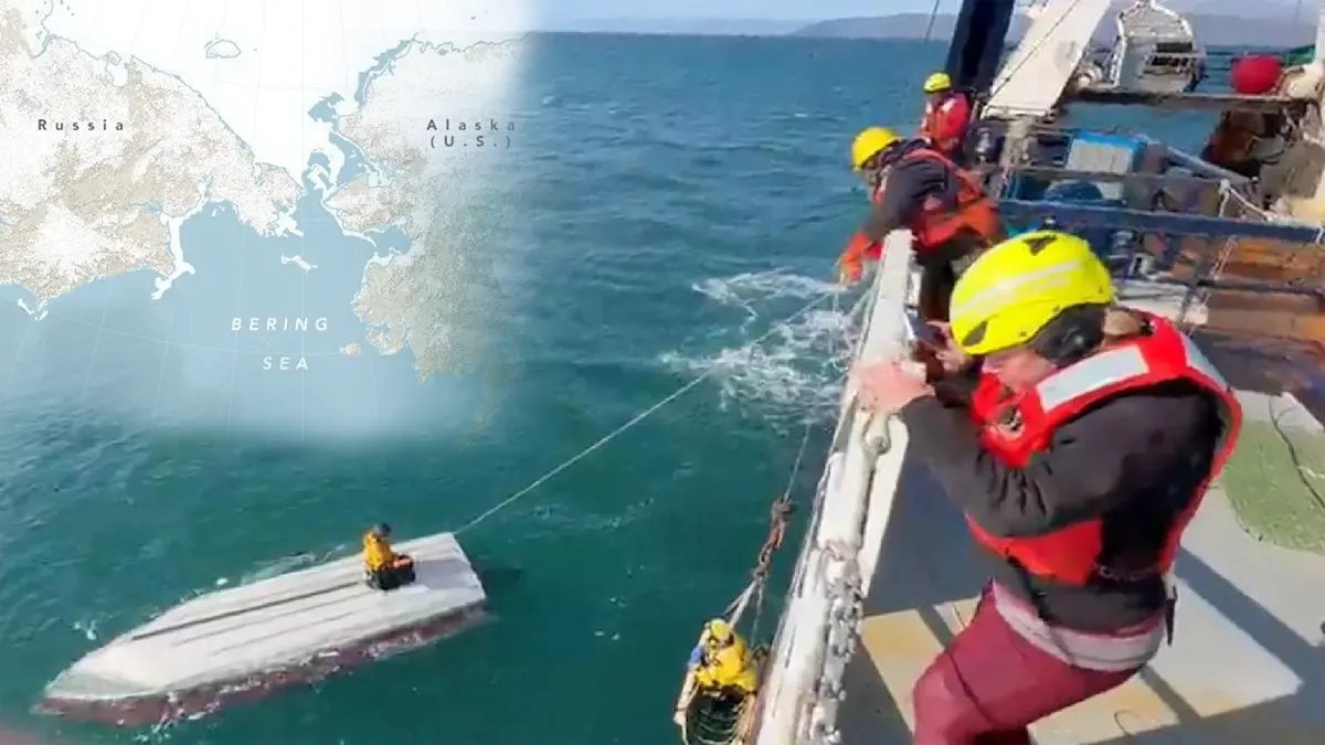 Три дня в ледяном море: 15 летний подросток выжил в Беринговом море