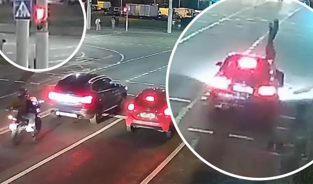 Водитель BMW снёс пешехода на переходе в Минске кто виноват Водитель BMW снёс пешехода на переходе в Минске кто виноват